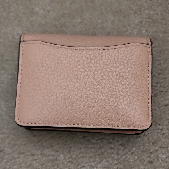 Coach mini wallet on chain with floral whipstitch - Picture 3 of 7